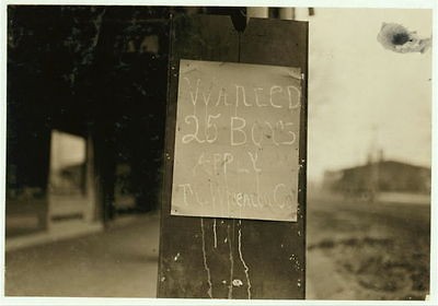 Sign on Company store,Wheaton Glass Works. Location Millville,New 