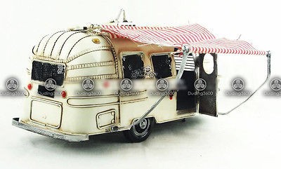 Handmade Iron Tin Metal Art Car Airstream Camper Travel Trailer 