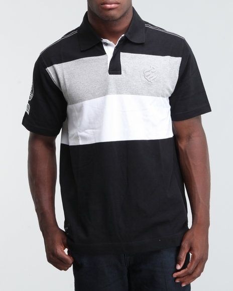 Rocawear Bruckner Blvd S/S Polo Black mens clothing hip hop urban 