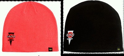 CELTEK Skate Snowboard Hosoi Beanie Hat Mens NEW Black Or Red Germ 