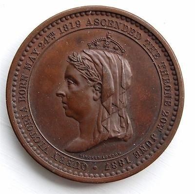 QUEEN VICTORIA GOLDEN JUBILEE BRONZE MEDAL 1887