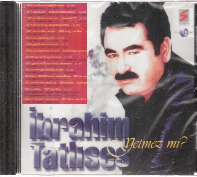 IBRAHIM TATLISES Yetmez mi?, Pala Remzi ~ Turkish CD