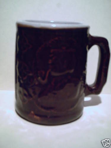 Burley Winter Heart Brand Brown Mirror Glaze Mug