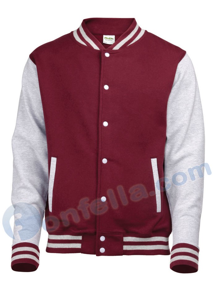 burgundy letterman jacket