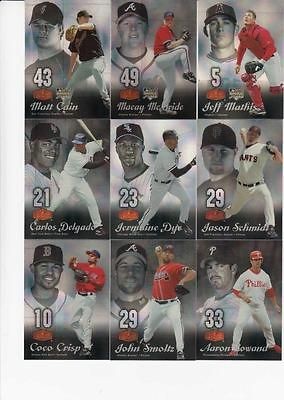 2006 Flair Showcase Field Box MATT CAIN SP RC #102 Giants