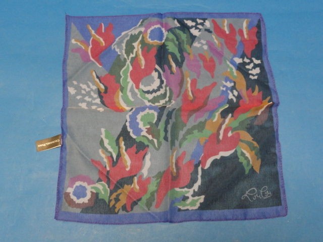 Vintage CACHAREL PARIS LOU LOU CHIFFON SCARF FOULARD * INCREDIBLE 