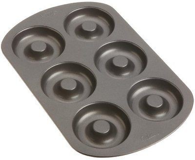 Wilton Nonstick 6 Cavity Cake Donut Baking Pan NEW