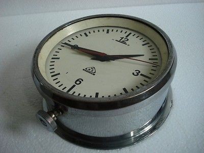 WSZ Marine WALL Clock * BRASS * 7 to 8 DAYS * Made in POLAND * SHIPS 