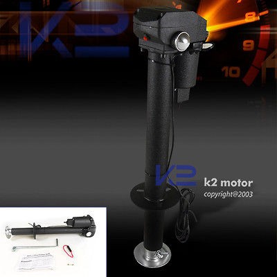 ELECTRIC POWER LIFT TONGUE JACK 12V 3500LBS CAMPER RV TRAILER LEVEL 