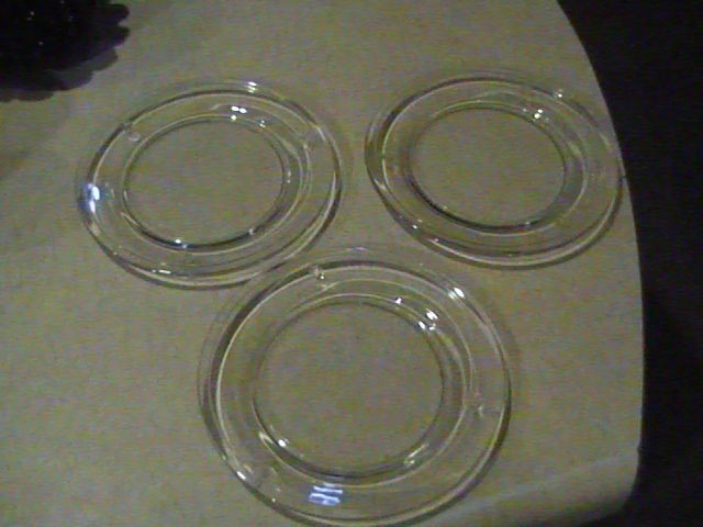 La Rochere Napoleon Bee 7 1/2Clear Salad Plates