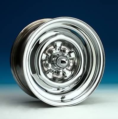 Wheel Vintiques 64 Series Ford Chevy Style O.E. Chrome Wheel 15x5 