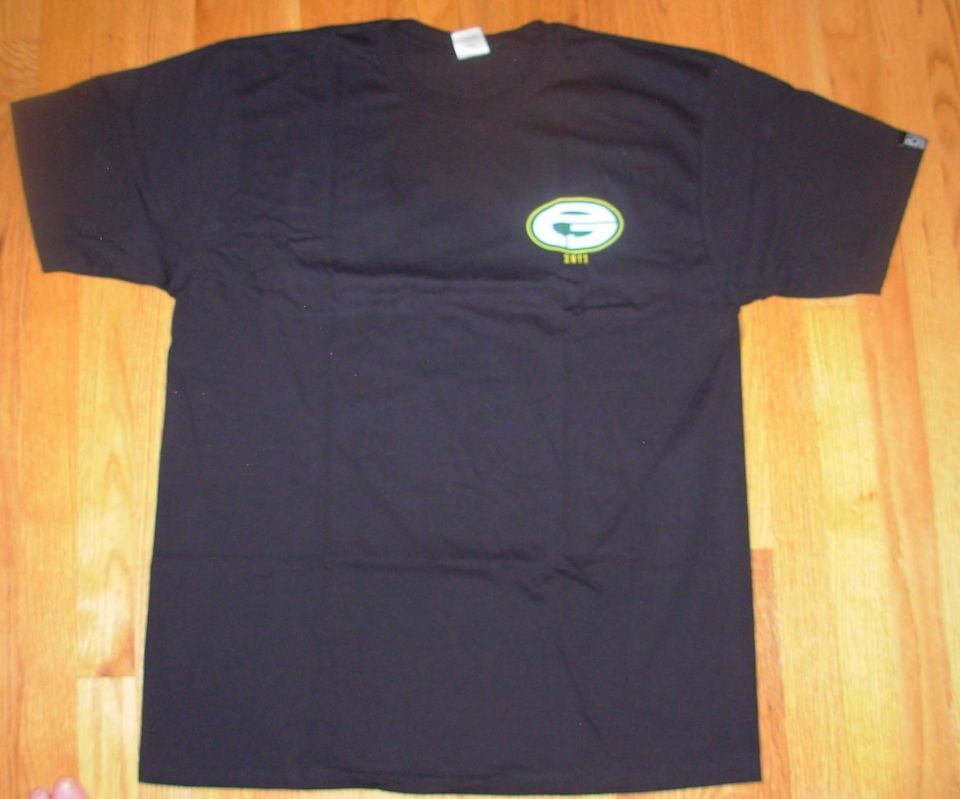 PEARL JAM Black Shirt PJ20 2011 Green Bay Packers Style many sizes 