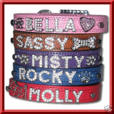   Supplies  Dog Supplies  Collars & Tags  Rhinestone Collars