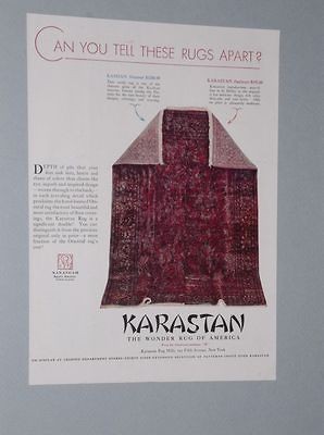 1931 KARASTAN RUG AD KARASTAN RUG MILLS AD