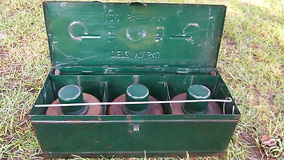 DIETZ No. 340 Safety Kit   3 DIETZ #32 Road Flare Lanterns & Box 