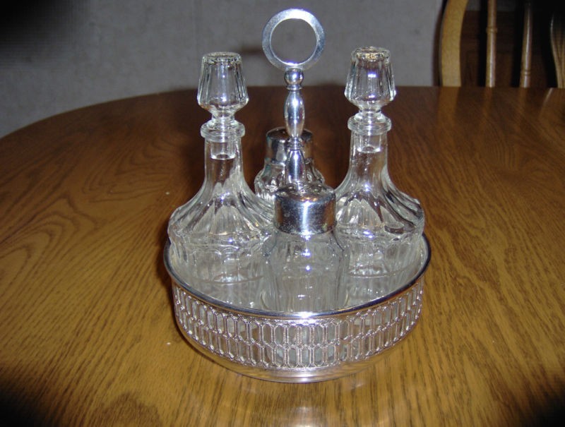 Vintage Silverplate Condiment Castor