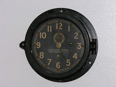 WWII WW2 WW 2 Chelsea Coast Guard Ships Clock World War 2 Phenolic 6 