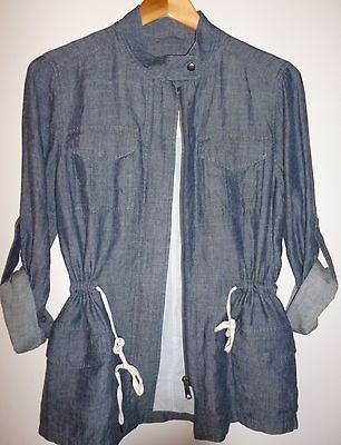 New Club Monaco Taryn Jacket Real Chambray Size XS, S,M