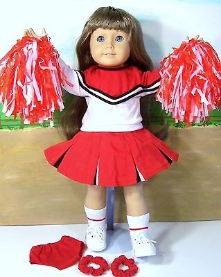   Clothes fits American Girl~10PC CHEERLEADER Cheerleading OUTFIT NEW