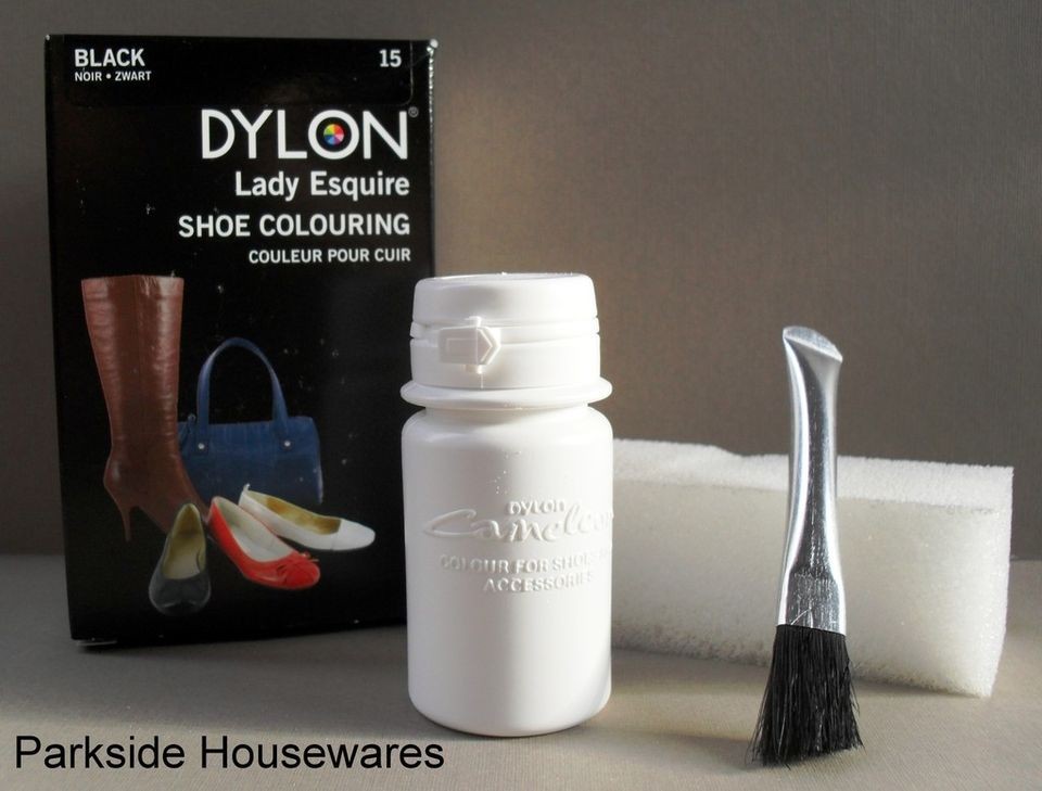 Dylon leather shoe & accessories dye / colour Black 15