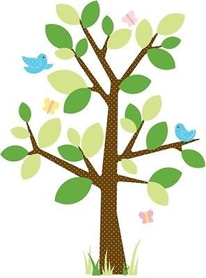 New Baby Nursery Tree Mural Wall Decals Giant Stickers