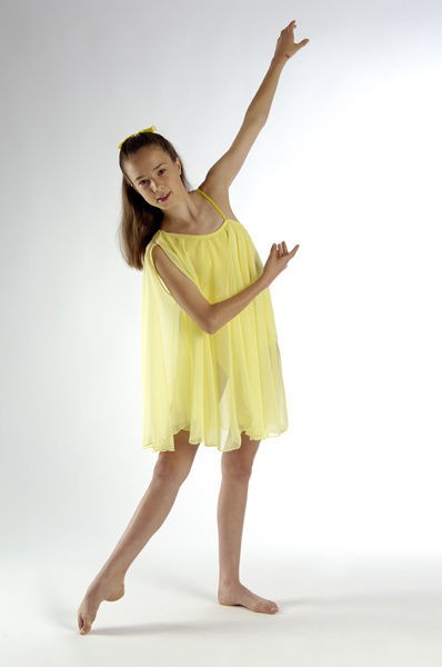 Beautiful Lyrical Greek Chiffon Dance Costume All Sizes