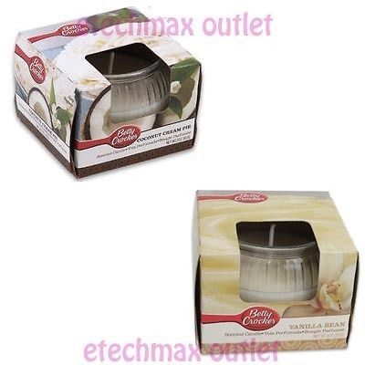 Betty Crocker 3 oz. 85 g Creamy Vanilla or Coconut Pie Candle (Made 