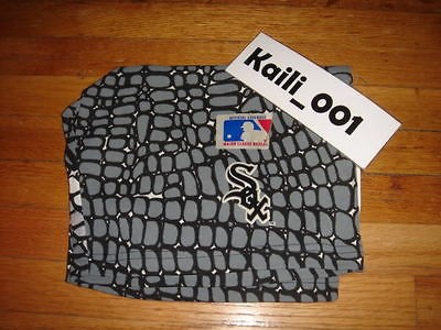 VTG Chicago White Sox Zubaz Pants Shorts OG Snap back