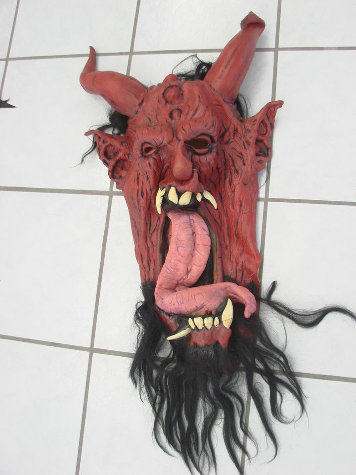 Huge 30 Devil mask Mario Chicco Studios heavy latex 2005 long 