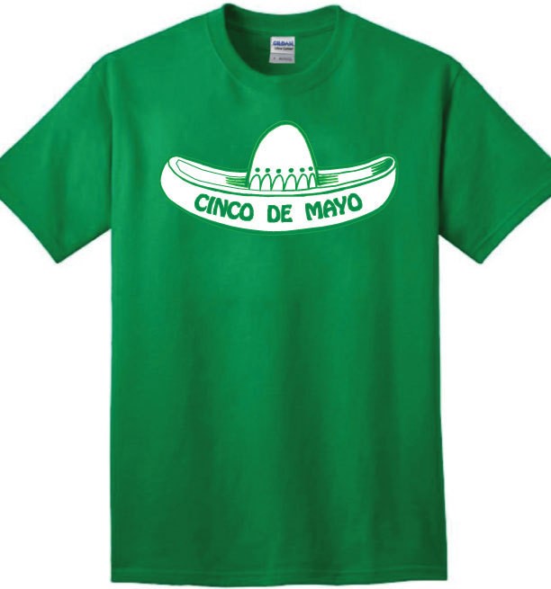 CINCO DE MAYO T SHIRT MEXICAN HOLIDAY SOMBRERO TEE M