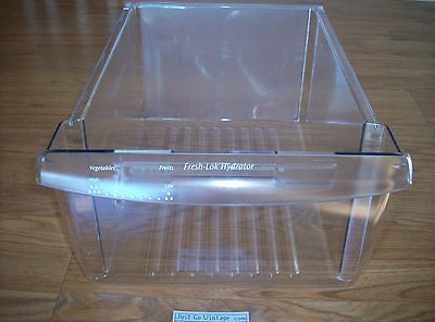 Frigidaire Refrigerator Clear Upper Large Crisper Pan   Part 240354705