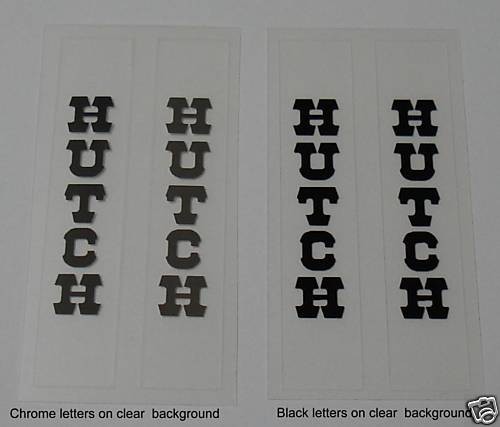 hutch decals in BMX Old School Bike Parts