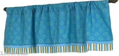 Cocalo Peek a Boo Monsters Window Valance   Boys Room Decor   Blue 