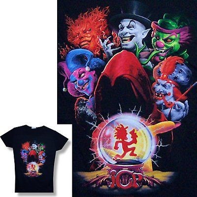 INSANE CLOWN POSSE CRYSTAL BALL BABYDOLL T SHIRT S ICP