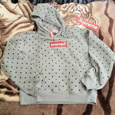 SUPREME x Comme Des Garcons Hoody Hoodie Diamond Black Scale HUF LRG 