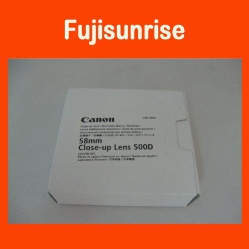 Genuine Canon 58mm Close up Lens 500D filter