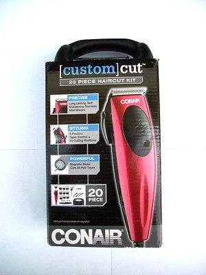 Conair Custom Cut Barber Clipper 20 Piece Haircut Kit HC225TR