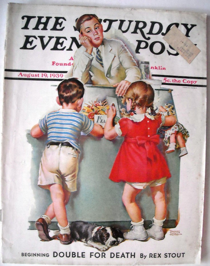 SATURDAY EVENING POST MAGAZINE,8 19 ​1939,FRANCES TIPTON HUNTER