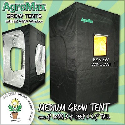   TENT w WINDOW USA Hydro Box Room Mylar Hut Dark Hydroponics Light