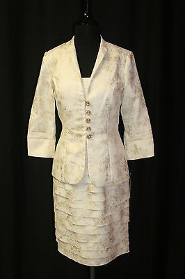 155149 Jovani Suit Cocktail Mother of the Bride Pageant Interview Sz 6 