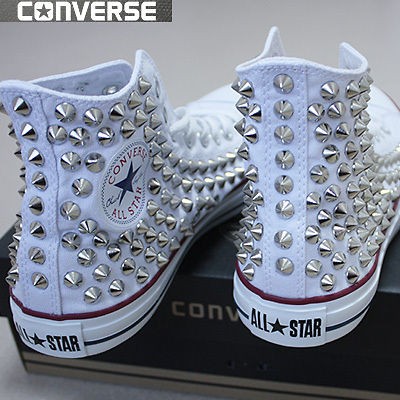 Genuine CONVERSE All star Reform Studs Sneakers Sheos White women Size 