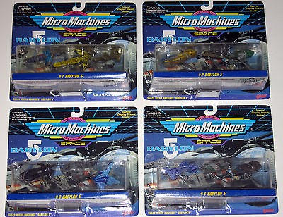 Babylon 5 Micro Machines Collections #1, #2, #3, #4   Mint in Package 