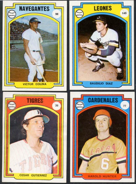 Cesar Gutierrez 1972 Venezuelan Card Tigres de Aragua