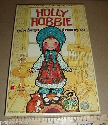 Holly Hobbie Colorforms Vintage Official 1975 Toy Dress up Play Set 