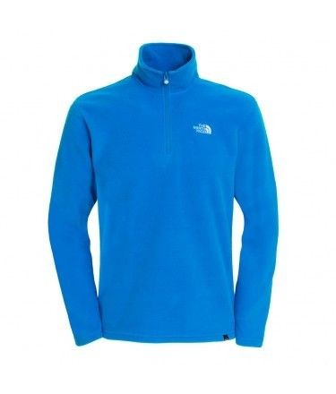 The North Face Mens Glacier 1/4 Zip Athens Blue Fleece