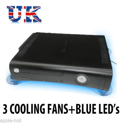 COOLING HORIZONTAL STAND 3 FANS FOR XBOX 360/ELITE LEDs