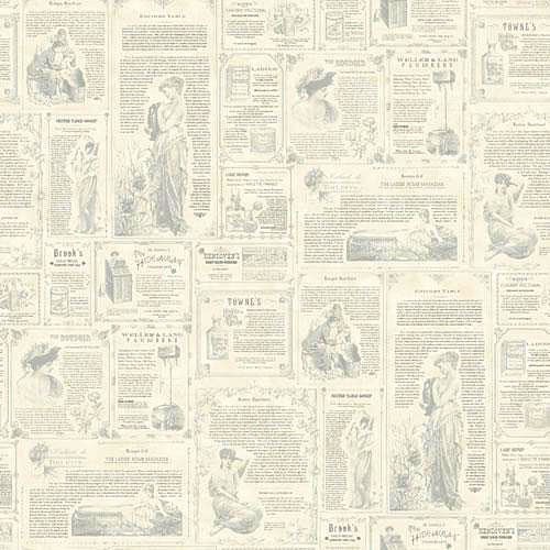 Ladies Victorian Vintage Ads Wallpaper Double Rolls