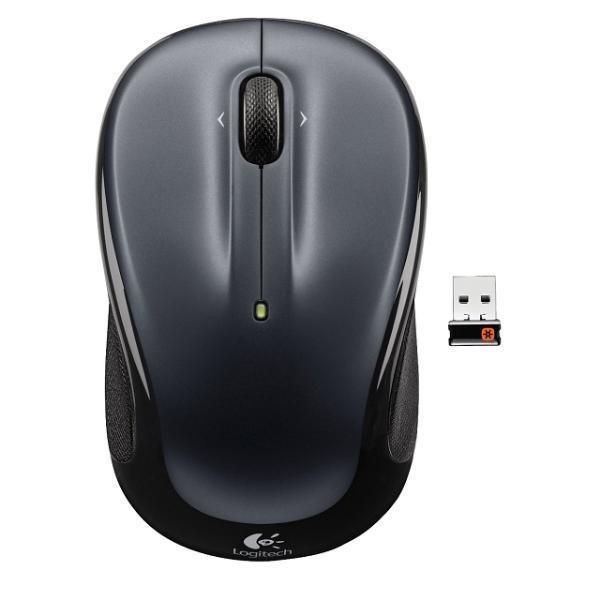 Logitech M325 Wireless Optical Mouse w/ Nano Unifying Receiver   Dark 