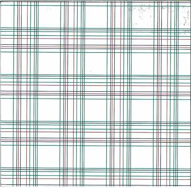 Wallpaper Vintage Plaid Coutry Cottage Red Green Blue White Double 