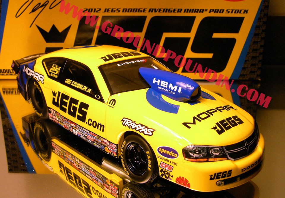 2012 Jeg Coughlin Jr. ALL NEW DODGE AVENGER TOOLINGJEGS NHRA Pro 